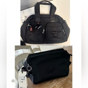 Kipling Black Toiletry Bag Durable Travel Essential
